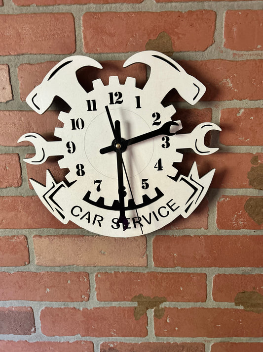 Car Service Clock